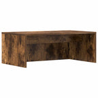 Scrivania a parete Rovere fumé 80 x 45 x 30 cm