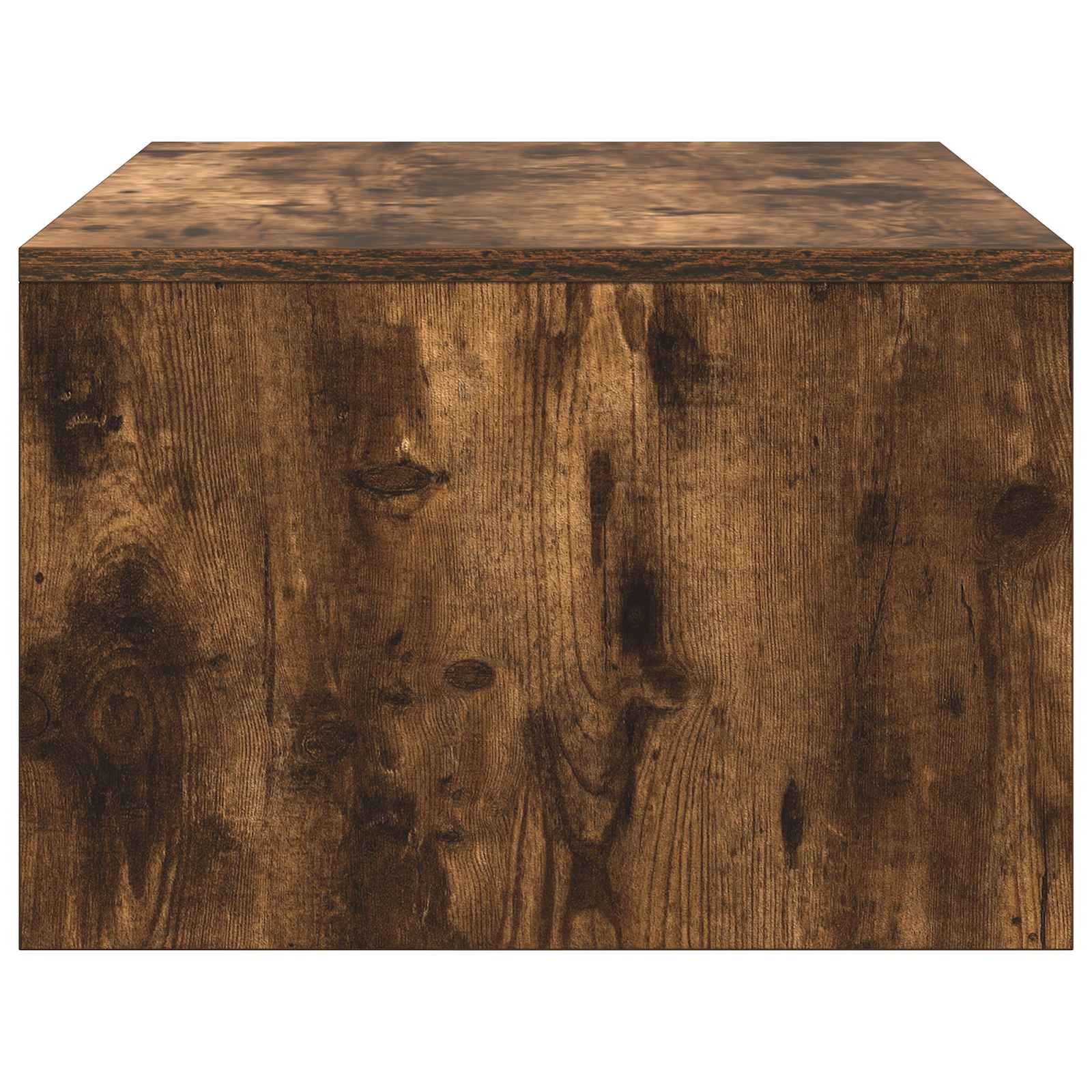 Scrivania a parete Rovere fumé 80 x 45 x 30 cm