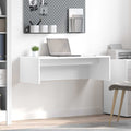 Scrivania a parete Bianco 100 x 45 x 30 cm Legno multistrato