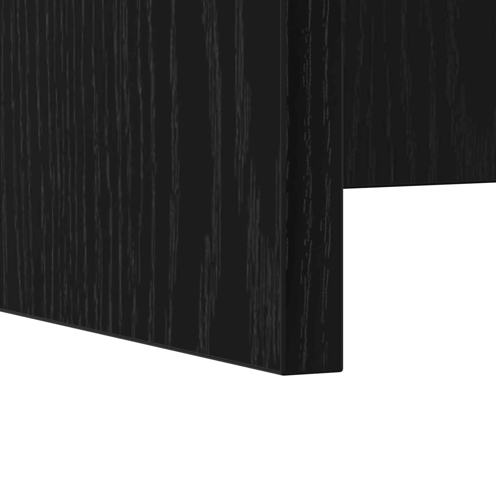 Scrivania a parete Rovere Nero 100 x 45 x 30 cm