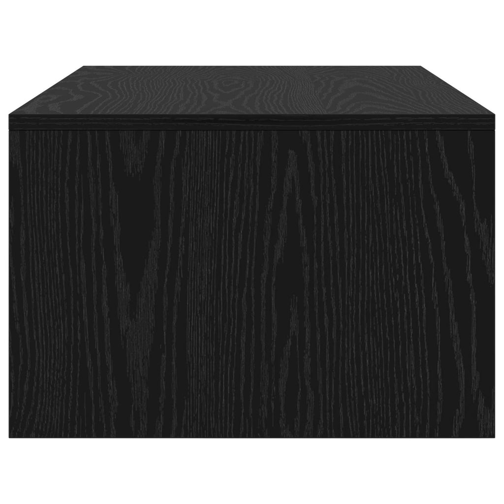 Scrivania a parete Rovere Nero 100 x 45 x 30 cm