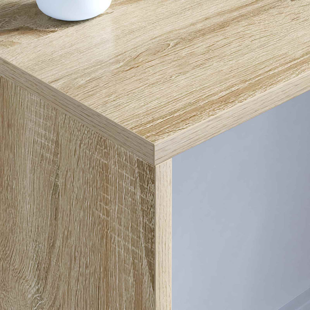 Scrivania a parete Rovere Sonoma 100 x 45 x 30 cm