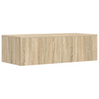 Scrivania a parete Rovere Sonoma 100 x 45 x 30 cm