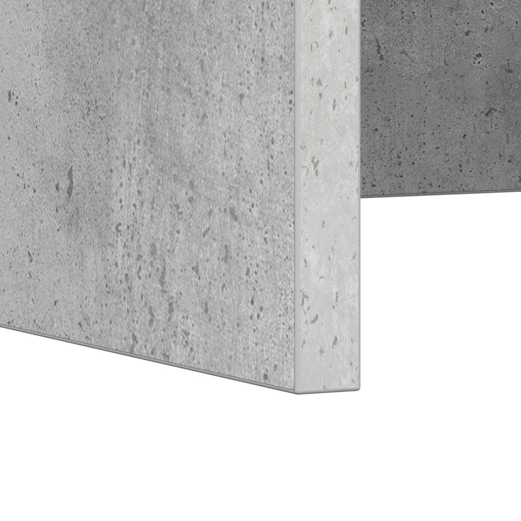 Scrivania a parete Grigio cemento 100 x 45 x 30 cm