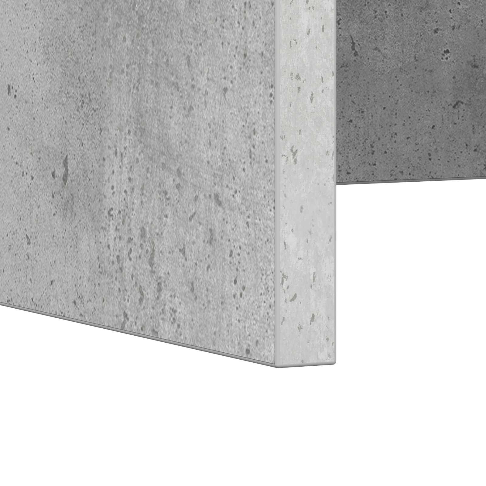 Scrivania a parete Grigio cemento 100 x 45 x 30 cm