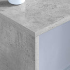 Scrivania a parete Grigio cemento 100 x 45 x 30 cm