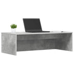 Scrivania a parete Grigio cemento 100 x 45 x 30 cm