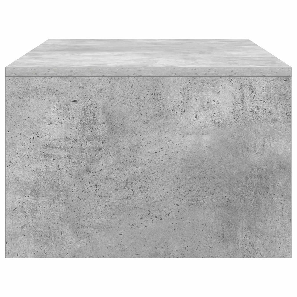 Scrivania a parete Grigio cemento 100 x 45 x 30 cm