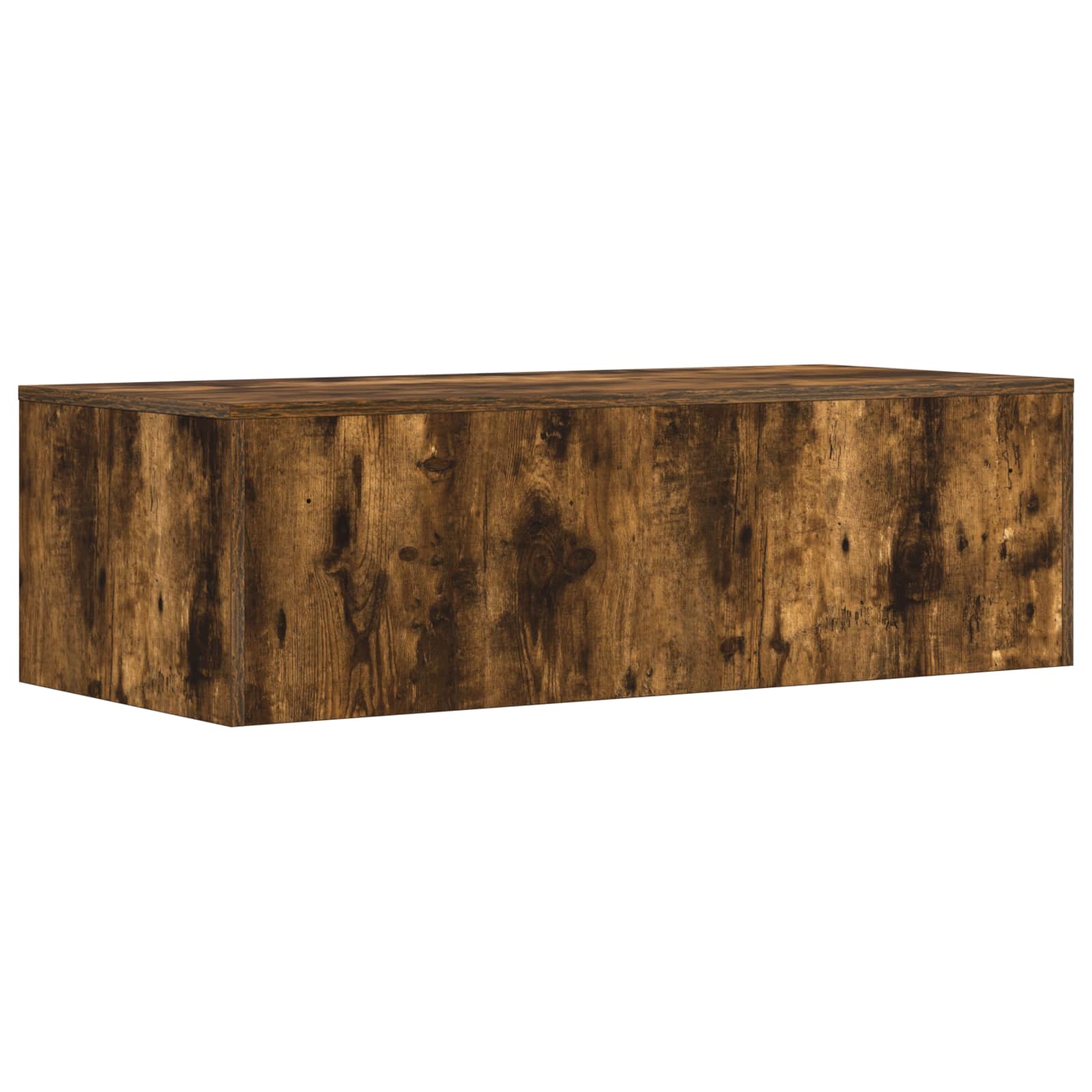 Scrivania a parete Rovere fumé 100 x 45 x 30 cm