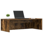 Scrivania a parete Rovere fumé 100 x 45 x 30 cm