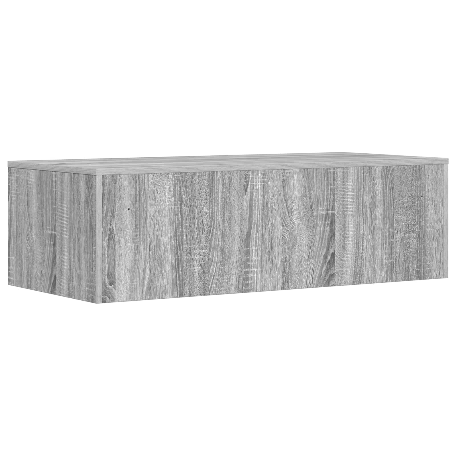 Scrivania a parete Grigio Sonoma 100 x 45 x 30 cm