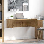 Scrivania a parete Rovere artigianale 100 x 45 x 30 cm