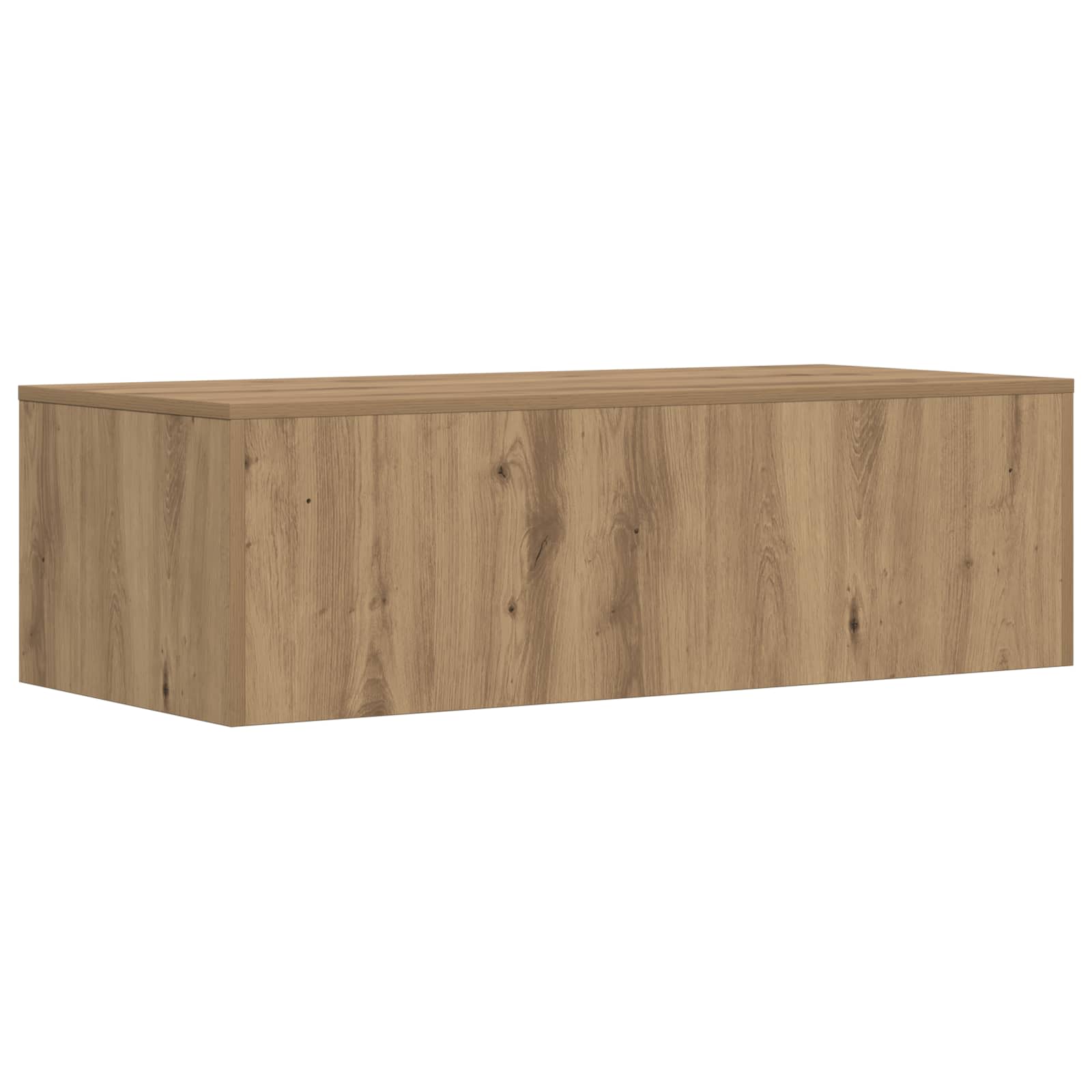 Scrivania a parete Rovere artigianale 100 x 45 x 30 cm