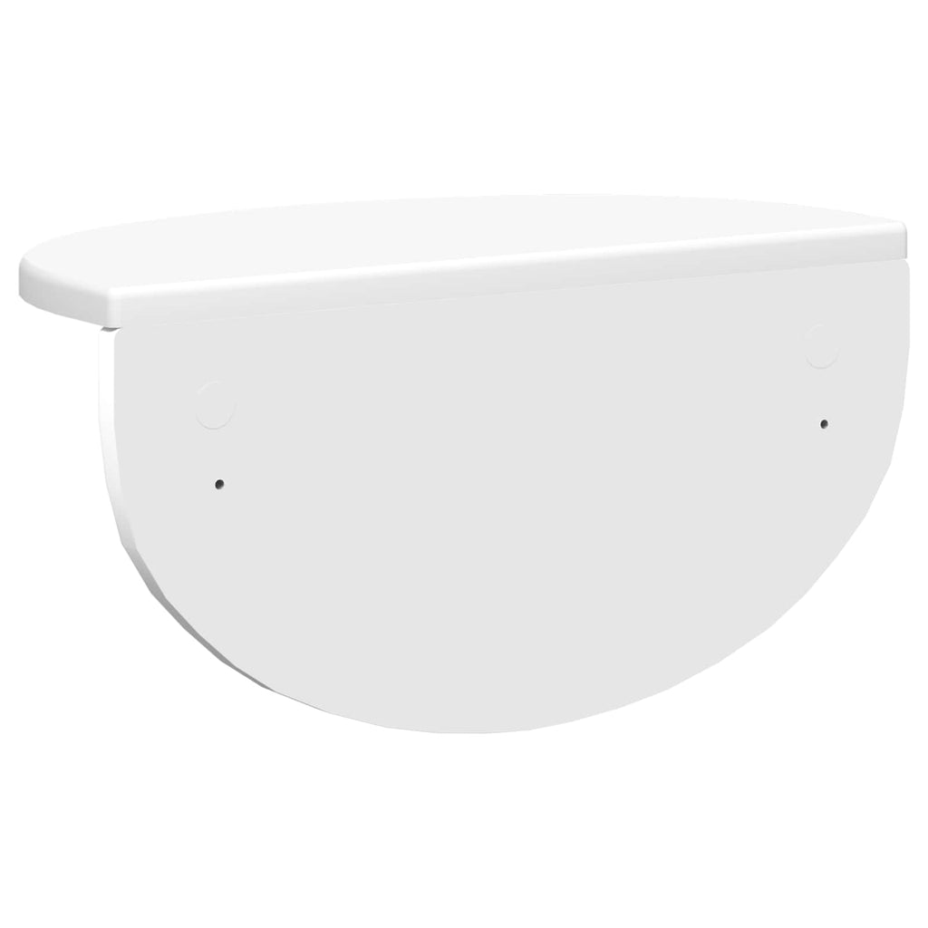 Scaffale da parete 2 pcs Bianco 38 x 19 x 19 cm