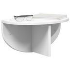 Scaffale da parete 2 pcs Bianco 38 x 19 x 19 cm