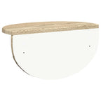 Scaffale da parete 2 pcs Rovere Sonoma 38 x 19 x 19 cm