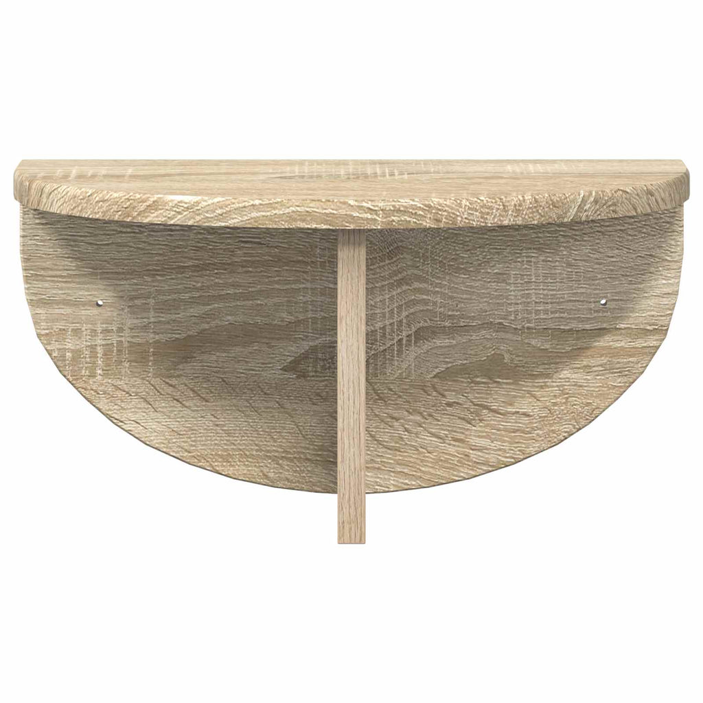 Scaffale da parete 2 pcs Rovere Sonoma 38 x 19 x 19 cm
