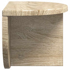Scaffale da parete 2 pcs Rovere Sonoma 38 x 19 x 19 cm