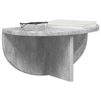 Scaffale da parete Grigio cemento 38 x 19 x 19 cm