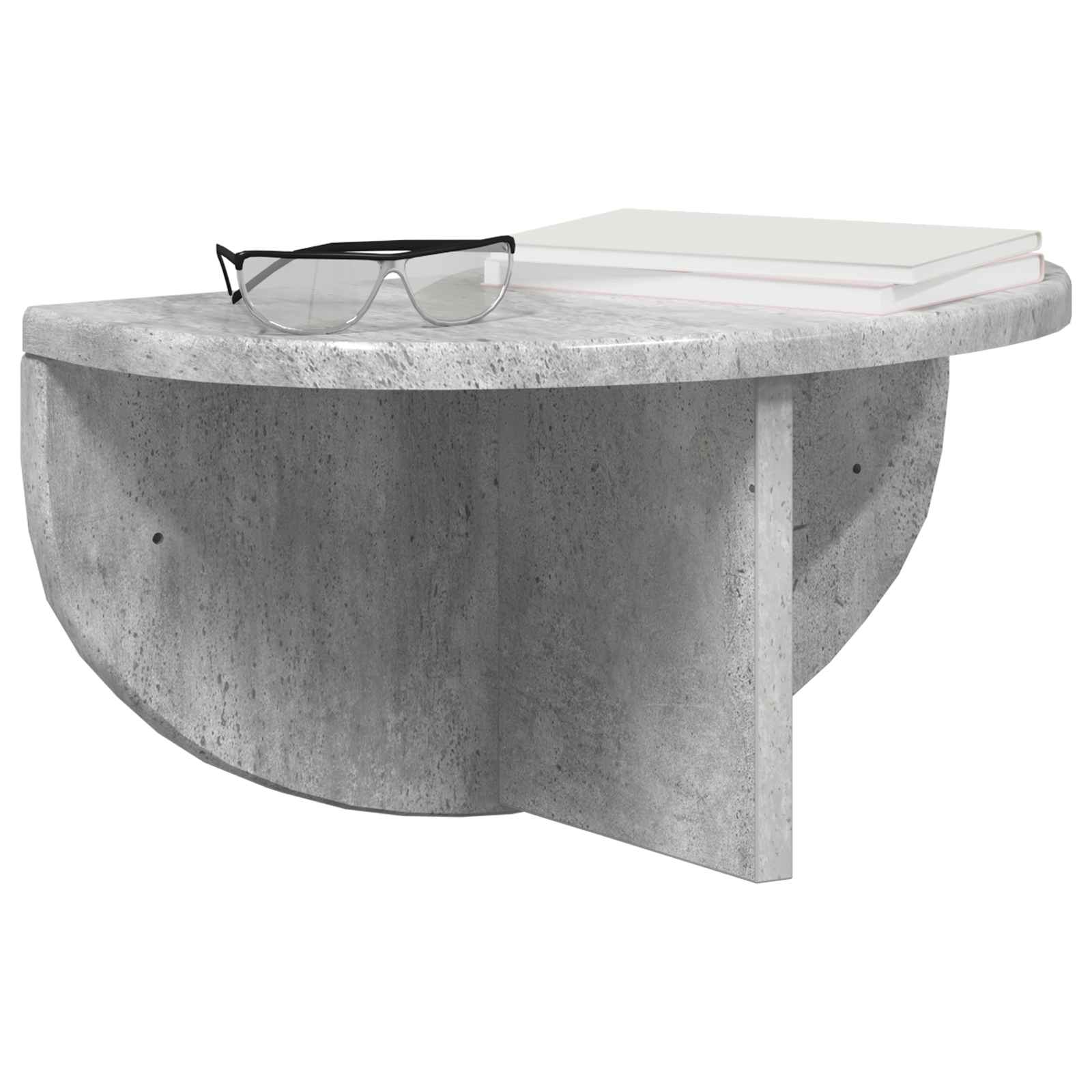 Scaffale da parete Grigio cemento 38 x 19 x 19 cm