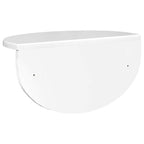Scaffale da parete 2 pcs Bianco Lucido 38 x 19 x 19 cm