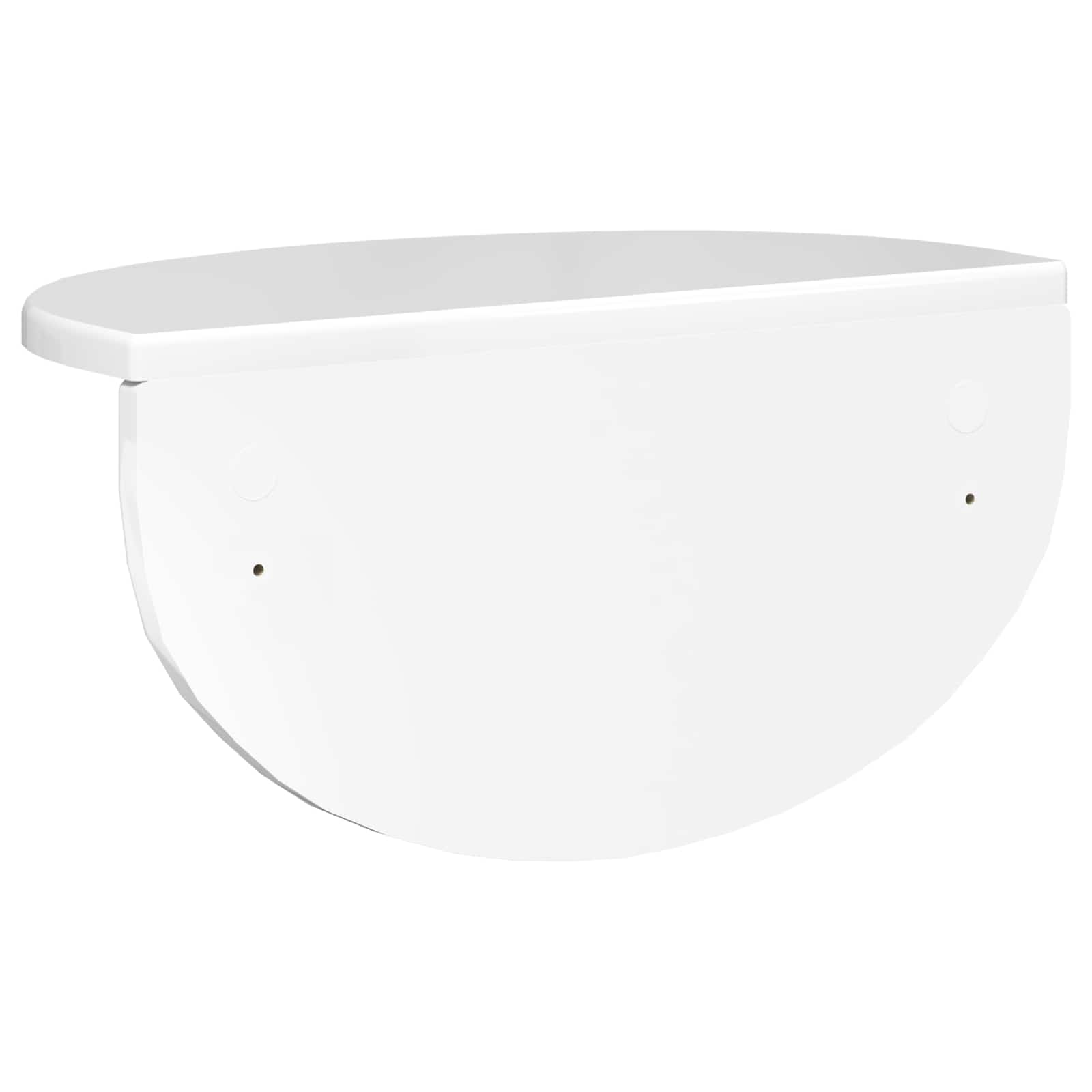 Scaffale da parete 2 pcs Bianco Lucido 38 x 19 x 19 cm
