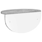 Scaffale da parete 2 pcs Grigio Sonoma 38 x 19 x 19 cm
