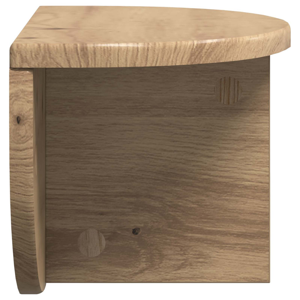 Scaffale da parete Rovere artigianale 38 x 19 x 19 cm