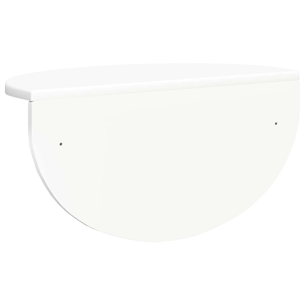 Scaffale da parete 2 pcs Bianco 48 x 24 x 24 cm