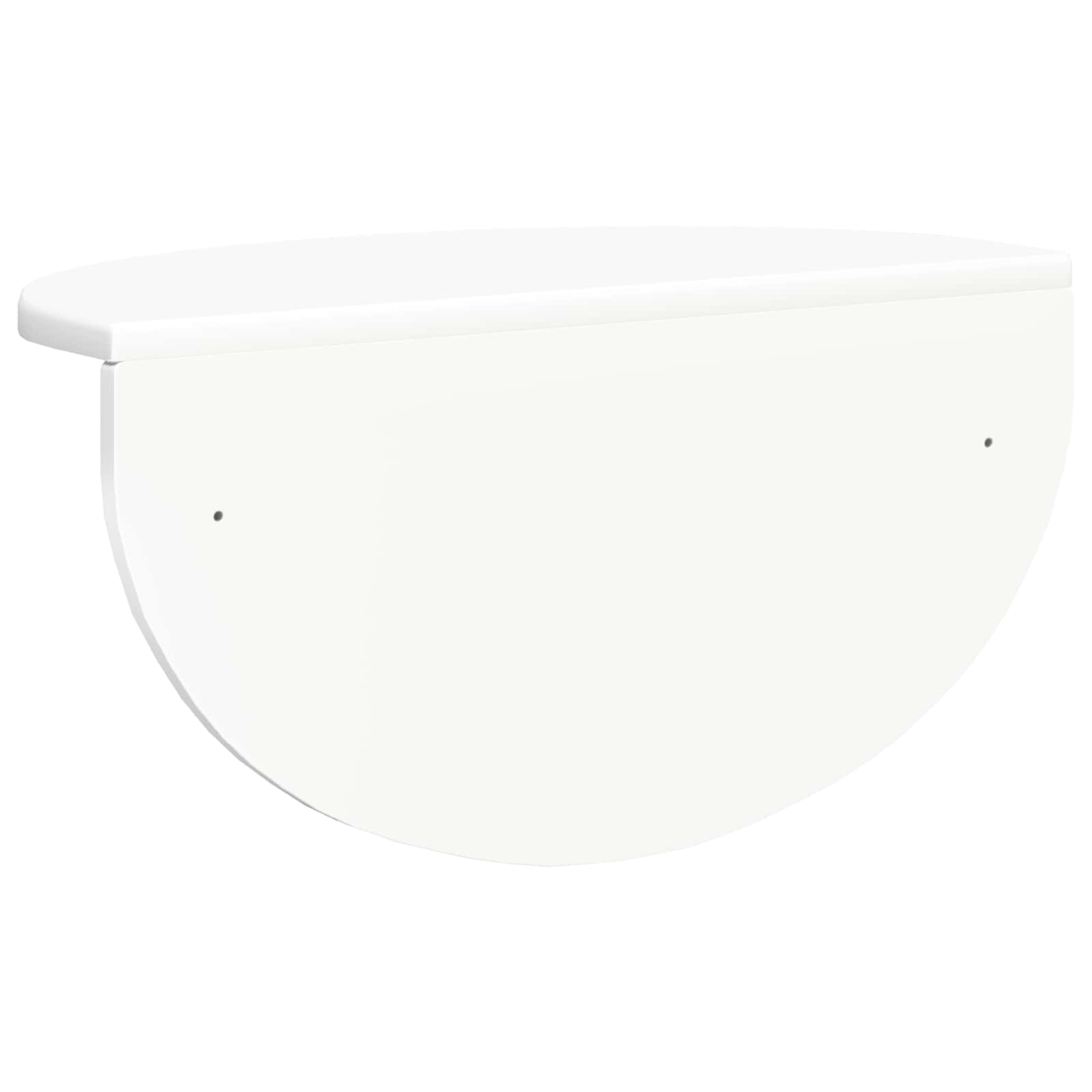 Scaffale da parete 2 pcs Bianco 48 x 24 x 24 cm