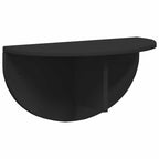 Scaffale da parete 2 pcs Nero 48 x 24 x 24 cm Legno multistrato