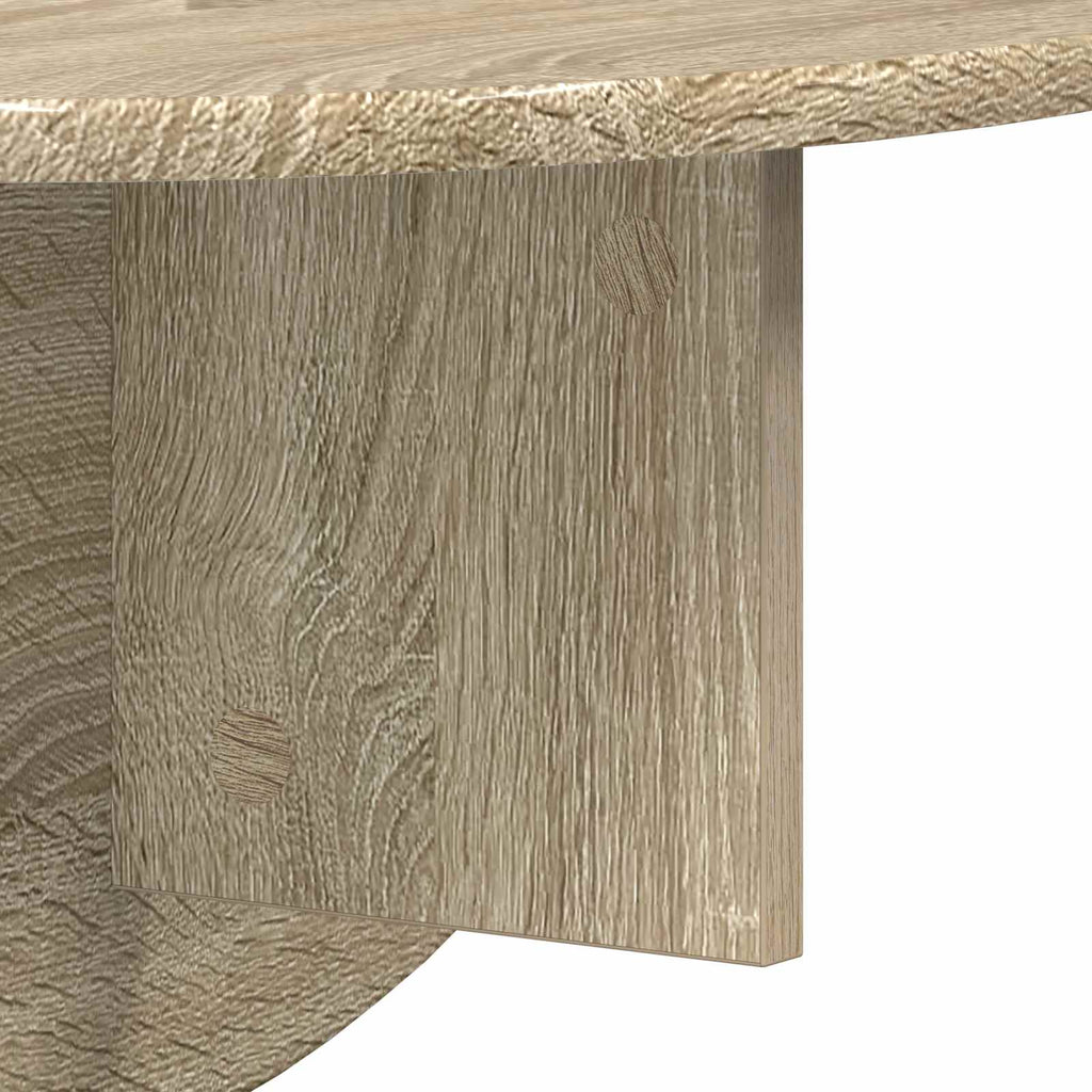 Scaffale da parete 2 pcs Rovere Sonoma 48 x 24 x 24 cm