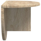 Scaffale da parete 2 pcs Rovere Sonoma 48 x 24 x 24 cm