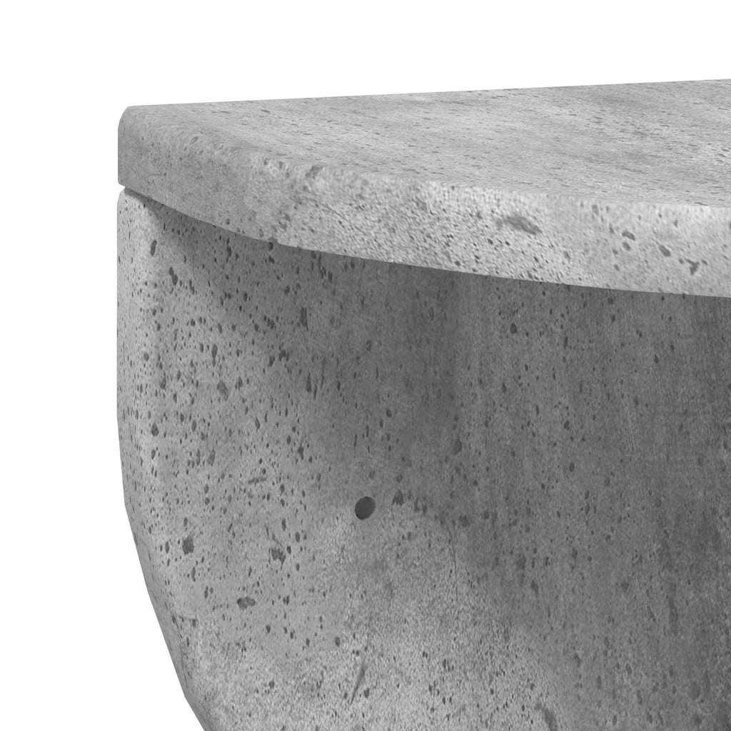 Scaffale da parete Grigio cemento 48 x 24 x 24 cm