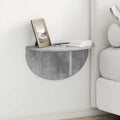 Scaffale da parete 2 pcs Grigio cemento 48 x 24 x 24 cm