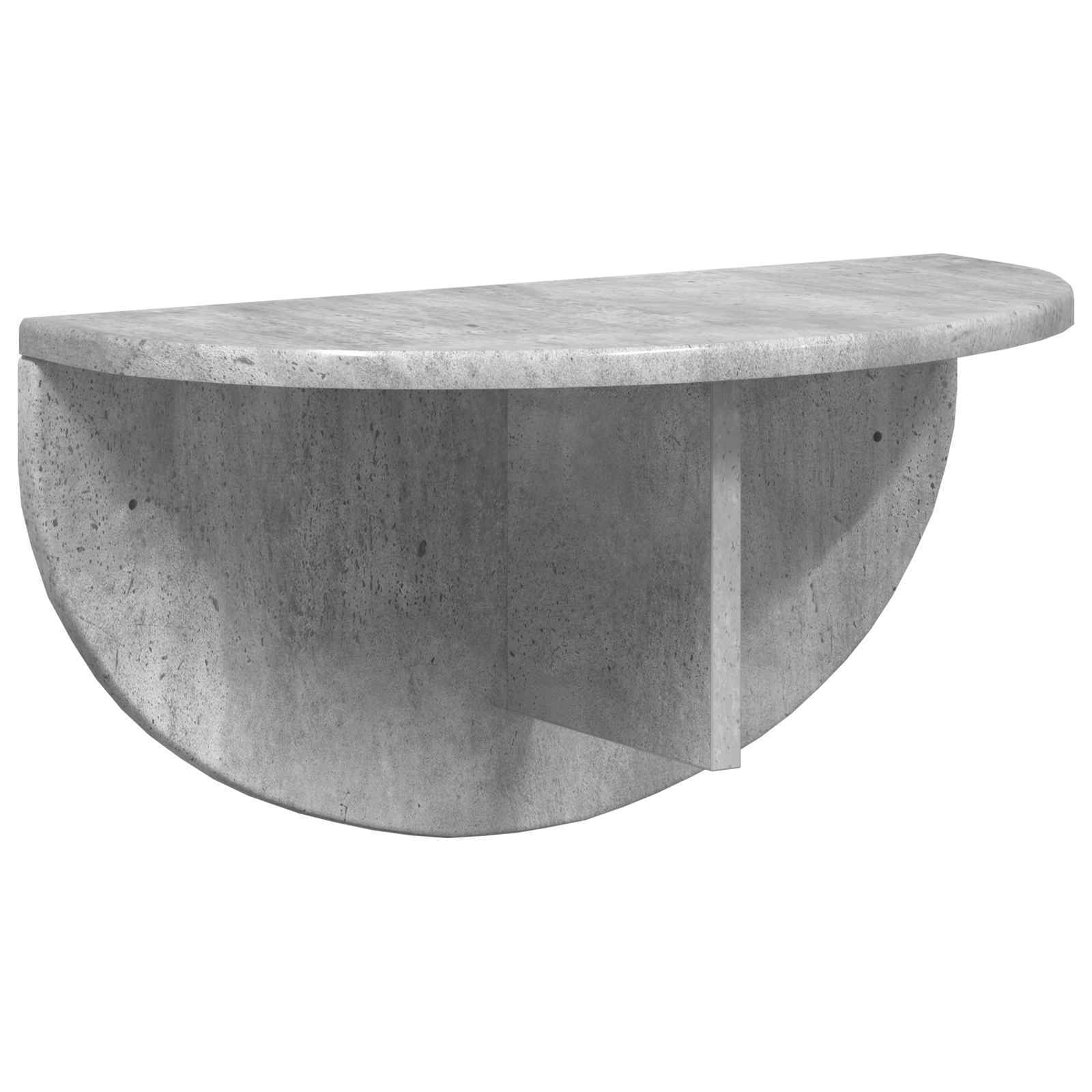 Scaffale da parete 2 pcs Grigio cemento 48 x 24 x 24 cm