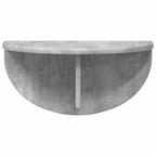 Scaffale da parete 2 pcs Grigio cemento 48 x 24 x 24 cm