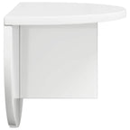Scaffale da parete Bianco Lucido 48 x 24 x 24 cm