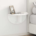 Scaffale da parete 2 pcs Bianco Lucido 48 x 24 x 24 cm