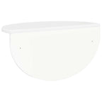 Scaffale da parete 2 pcs Bianco Lucido 48 x 24 x 24 cm