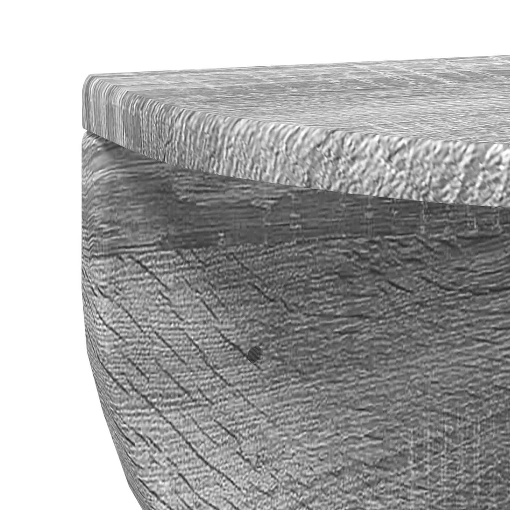 Scaffale da parete Grigio Sonoma 48 x 24 x 24 cm