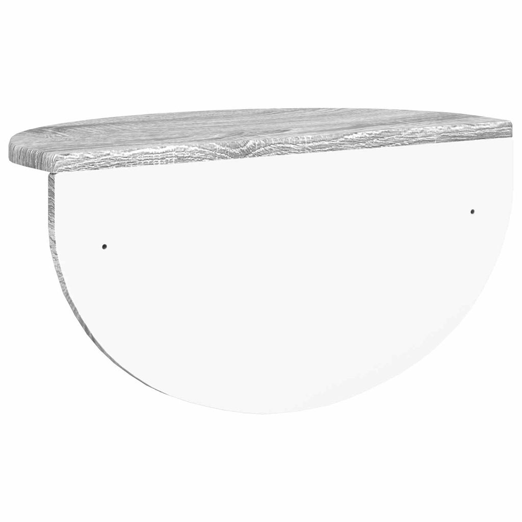 Scaffale da parete Grigio Sonoma 48 x 24 x 24 cm