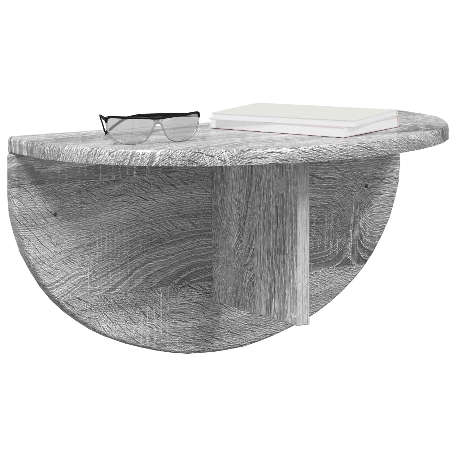 Scaffale da parete Grigio Sonoma 48 x 24 x 24 cm