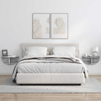 Scaffale da parete 2 pcs Grigio Sonoma 48 x 24 x 24 cm