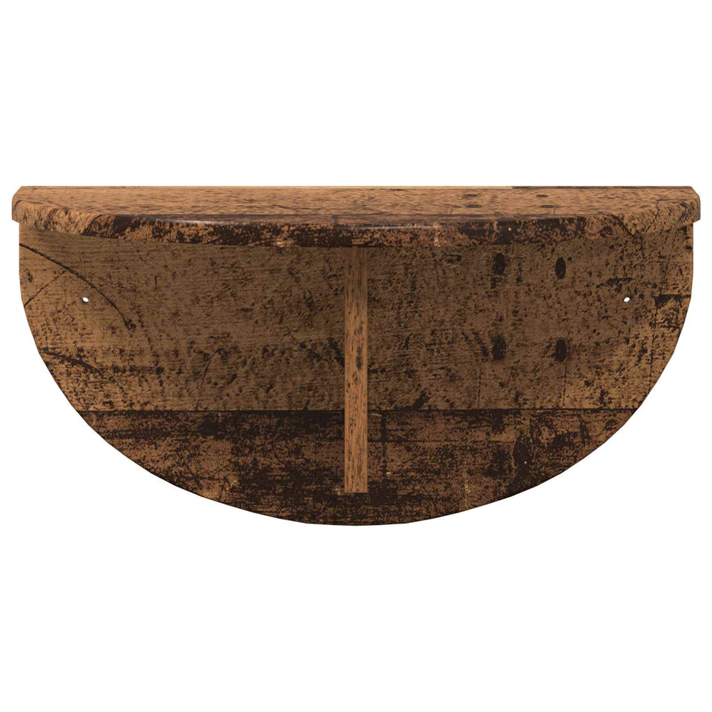 Scaffale da parete 2 pcs Legno vecchio 48 x 24 x 24 cm