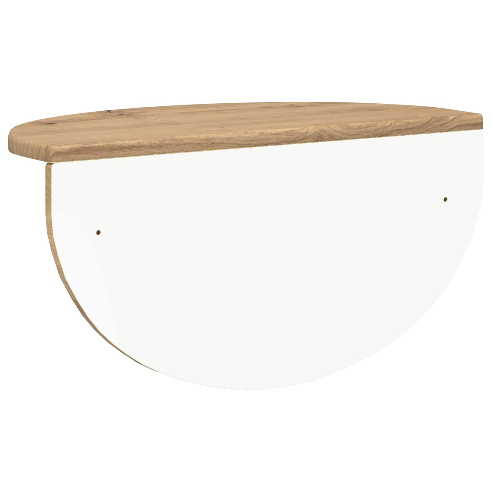 Scaffale da parete Rovere artigianale 48 x 24 x 24 cm