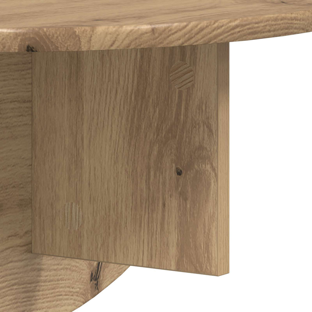 Scaffale da parete 2 pcs Rovere artigianale 48 x 24 x 24 cm