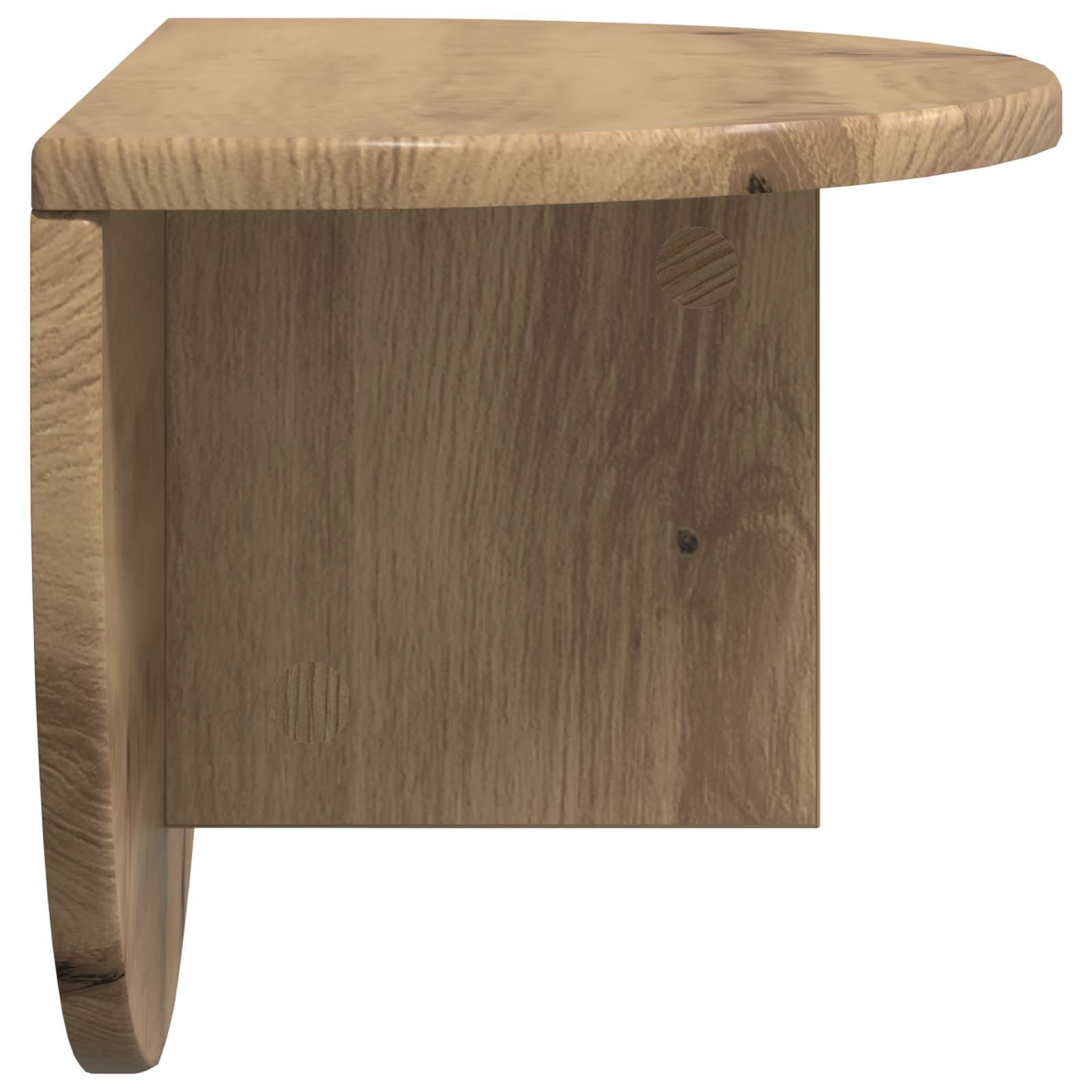 Scaffale da parete 2 pcs Rovere artigianale 48 x 24 x 24 cm