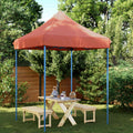 Tenda Party Terracotta 200 x 200 x 306 cm Tessuto Oxford
