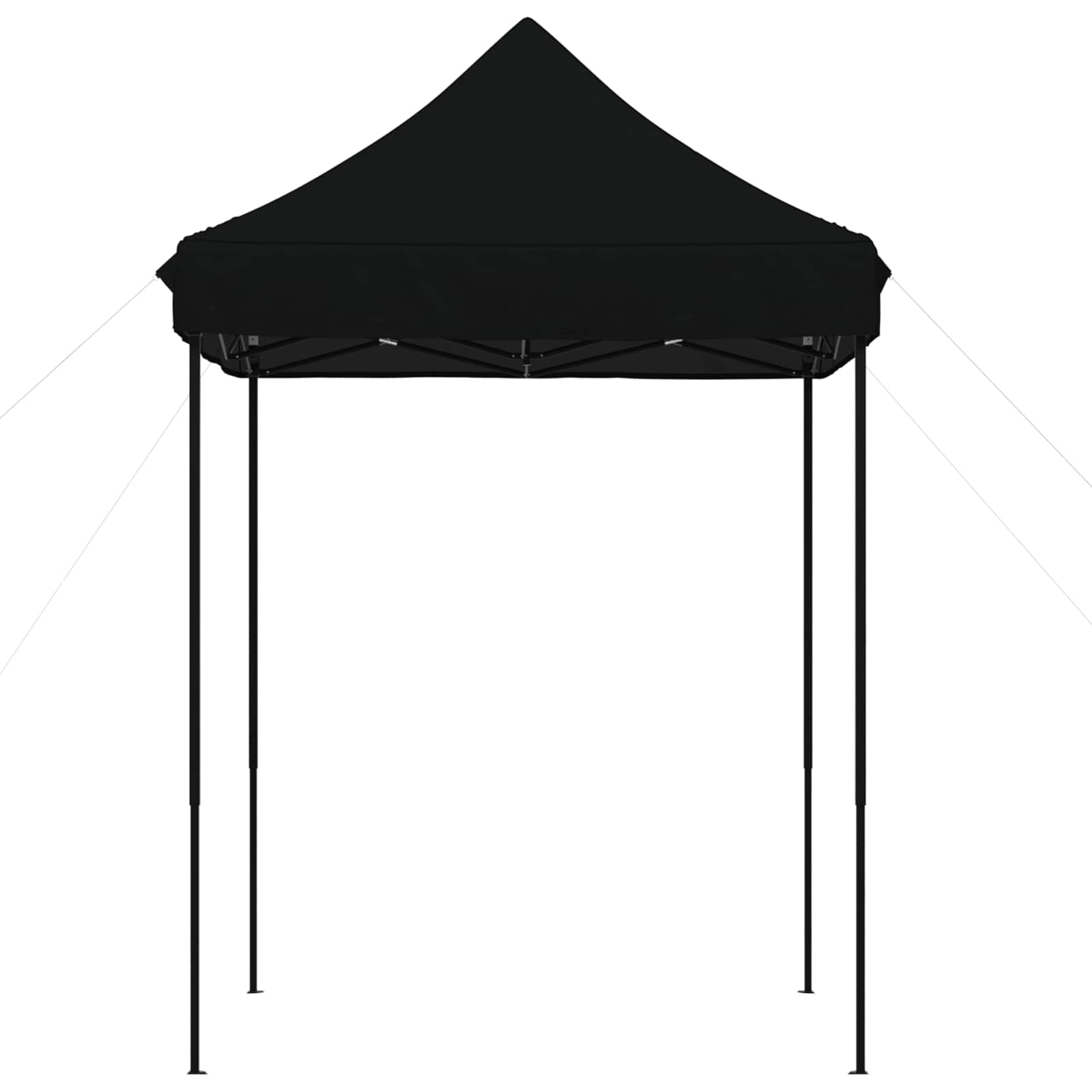 Tenda Party Nero 200 x 200 x 306 cm Tessuto Oxford
